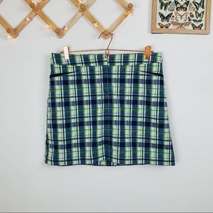 🌼 plaid colorful sports athleisure mini skirt 🌼